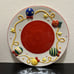 Christmas Plate Hand Painted Ornaments For Candles Or Cookies 7.5 Set Of 4