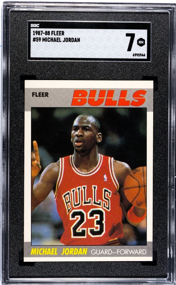 1987-88 Fleer Michael Jordan SGC 7