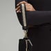 Lululemon Dual Pouch Wristlet Black/Gold/White Opal NWT