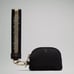 Lululemon Dual Pouch Wristlet Black/Gold/White Opal NWT