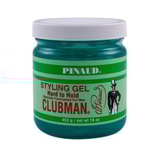Clubman Pinaud Hard to Hold Styling Gel, 16 oz-2 Pack