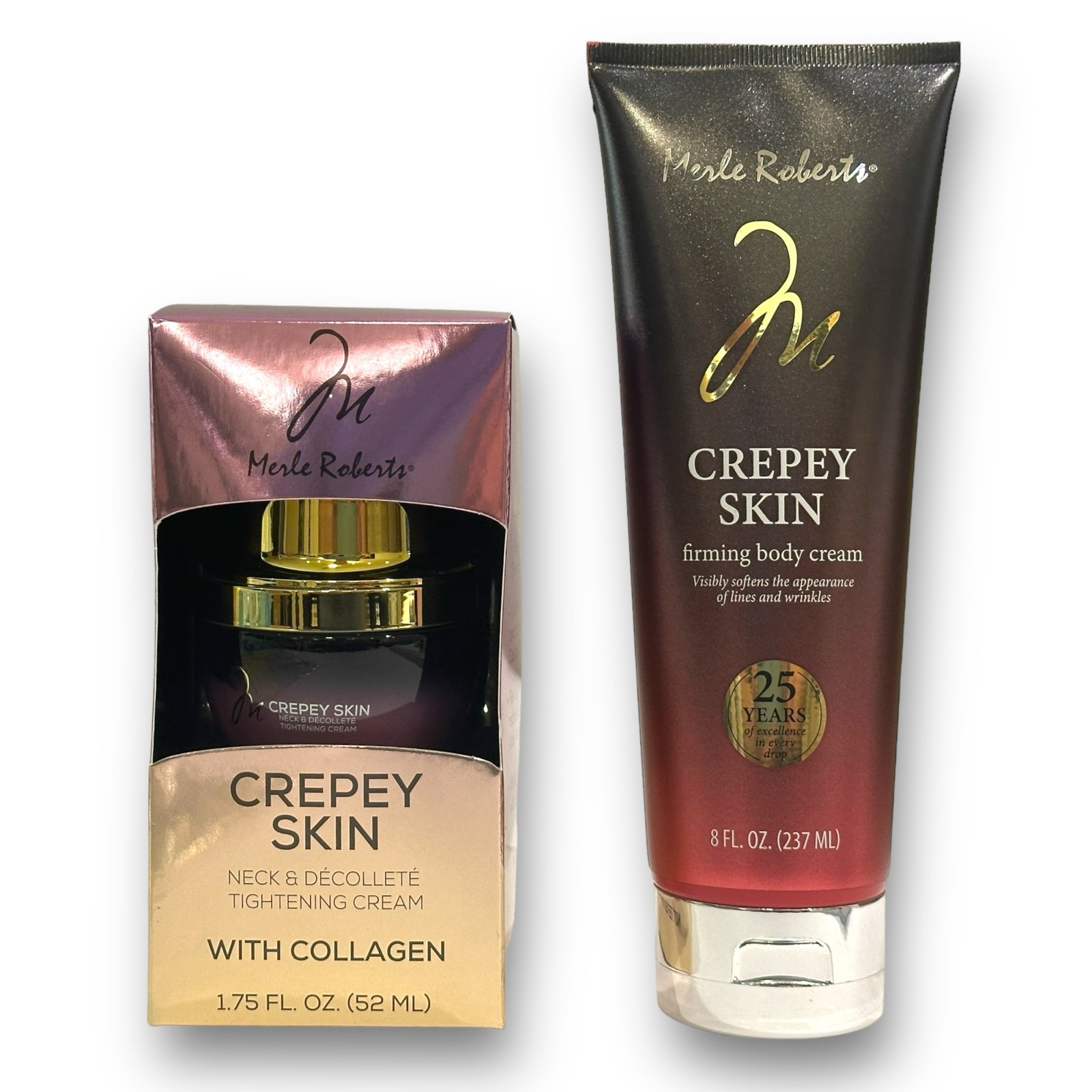 Merle Roberts Crepey Skin Neck & Decollete Tightening Cream & Skin Firming Cream