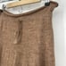 American South Side Alpaca Knit Maxi Skirt Pull On Brown Drawstring Size S