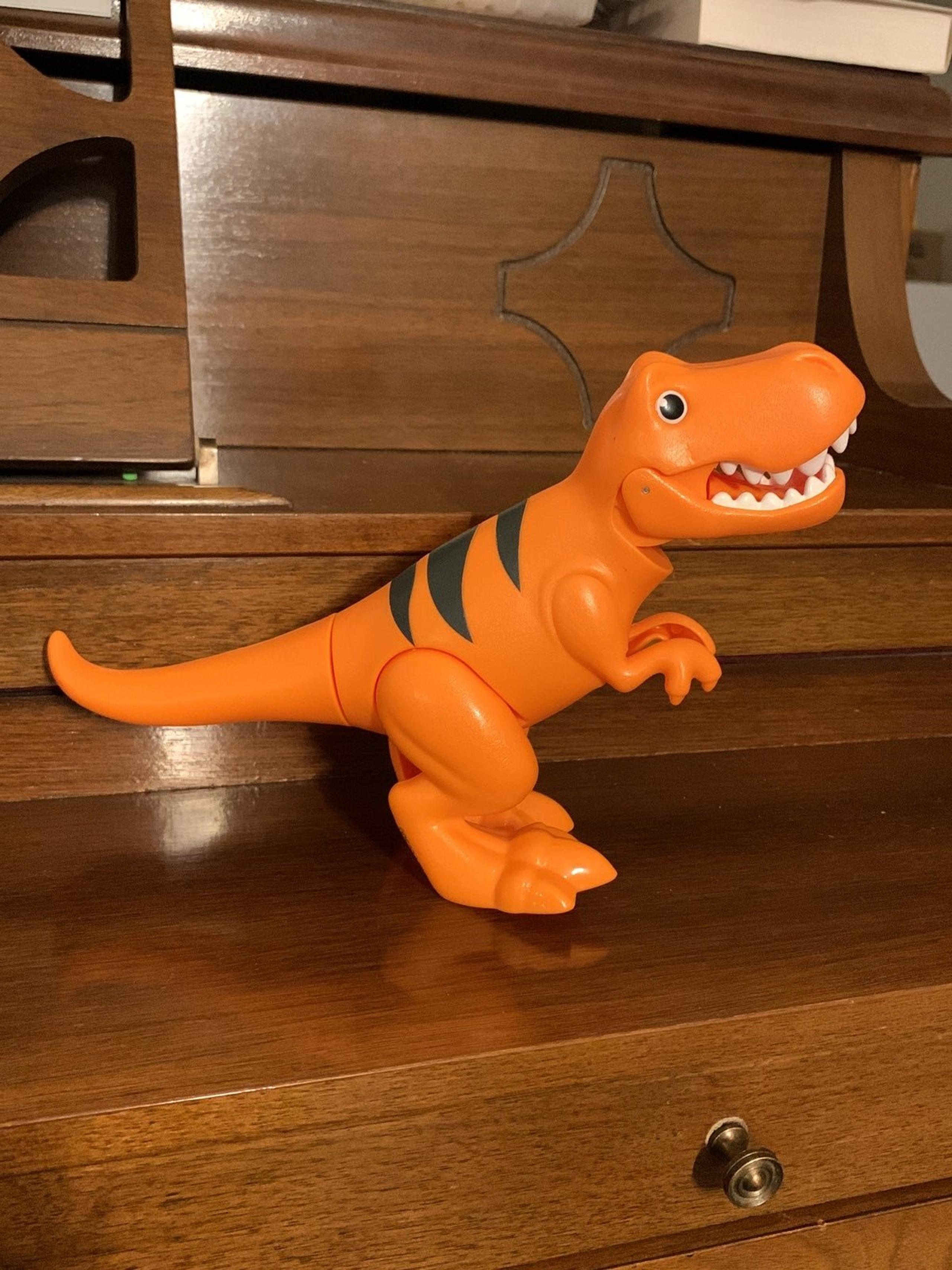 Paw Patrol Rescue Dino Patroller Orange T Rex Dinosaur Replacement 6.5" Figure
