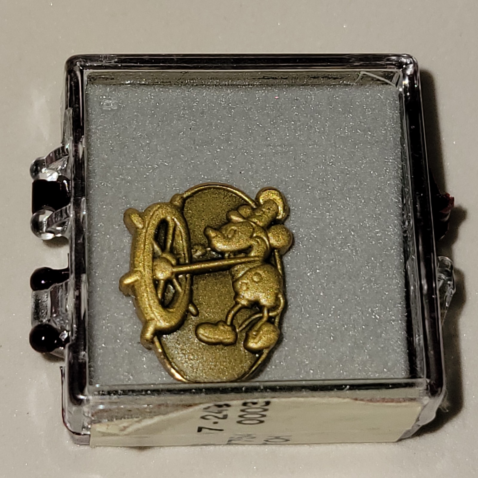 Mickey Mouse Steamboat Willie One Year Cast Award Disney Pin