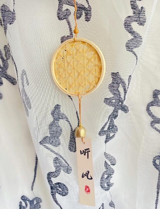 Handmade bamboo wind chimes