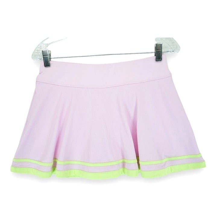NWT Penguin WOMEN'S RIBBED FLOUNCE TENNIS SKORT Size Small Gelato Pink