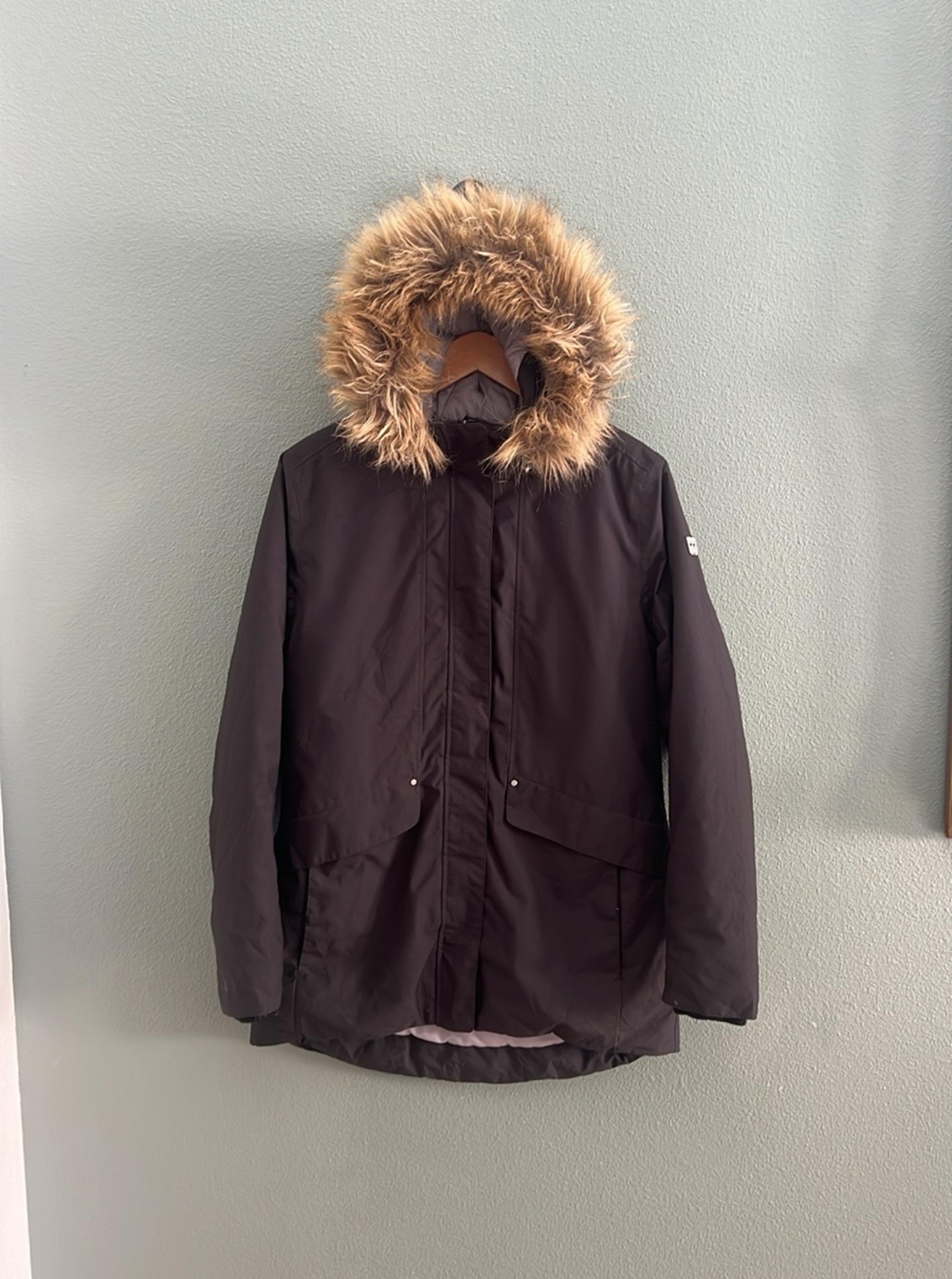 Helly Hansen Eira Parka Jacket Sz M Black