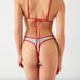 Frankies Bikinis FULL MOON MICRO Bikini Bottom {L}
