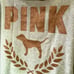 VS PINK BLING HOODIE campus pullover grey gold small