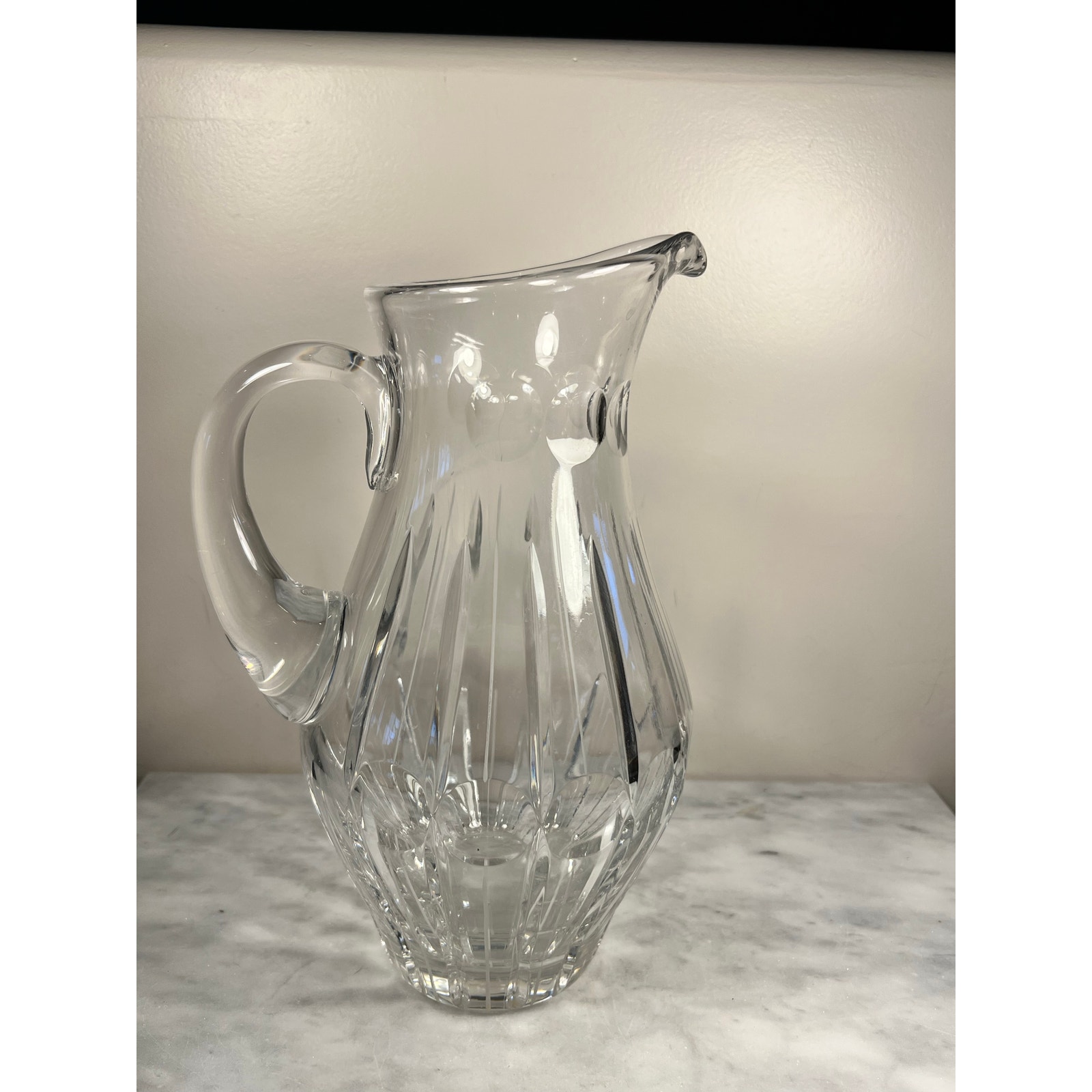 Vintage Imperial Glass Genuine Lead Crystal Princess Collection Pitcher