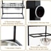Elevated Dog Bowls Raised Bowls with 7 Heights Adjustable 6in to 18in