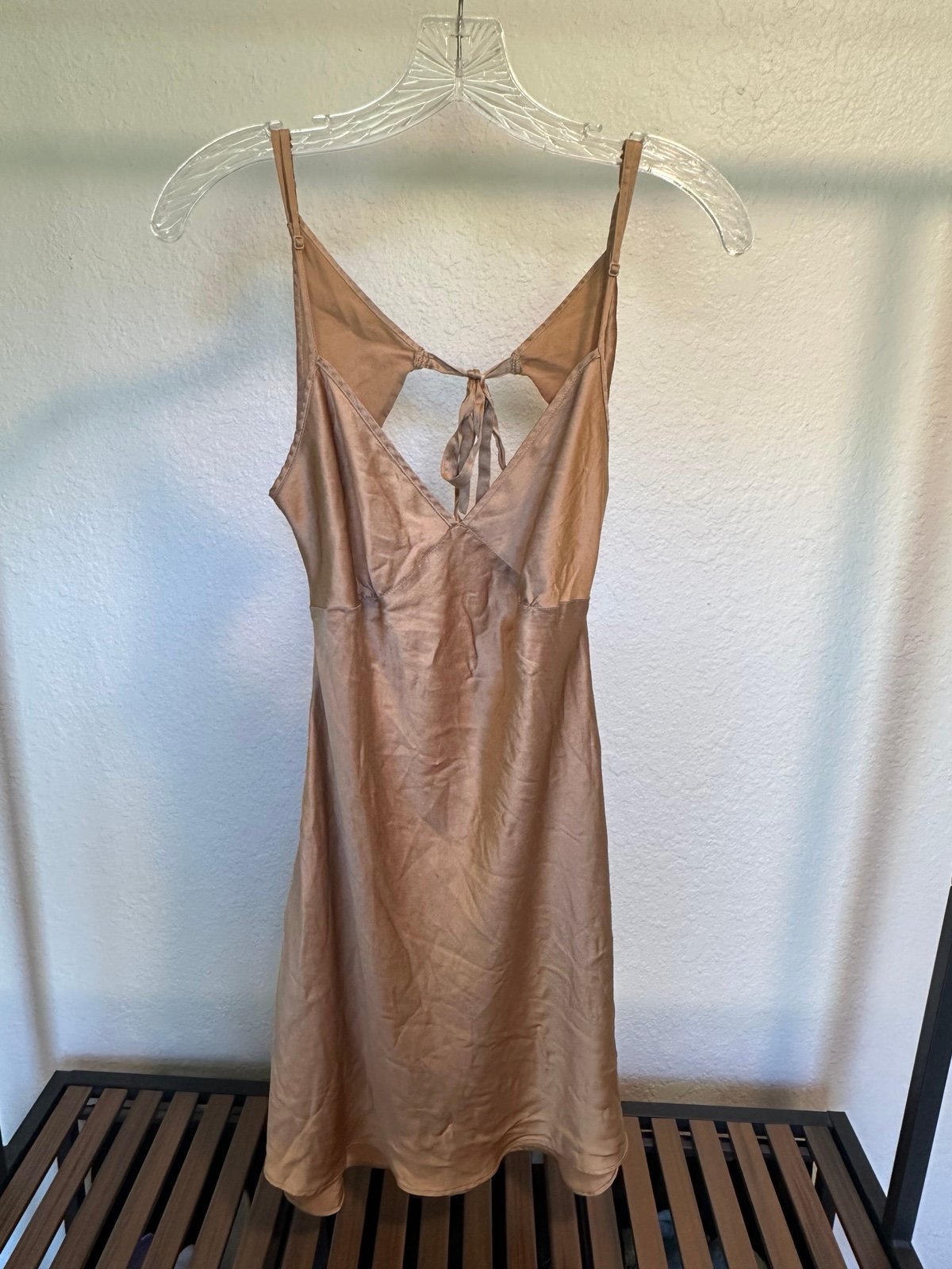 VICTORIA’S SECRET SILK SLIP DRESS. Size small.