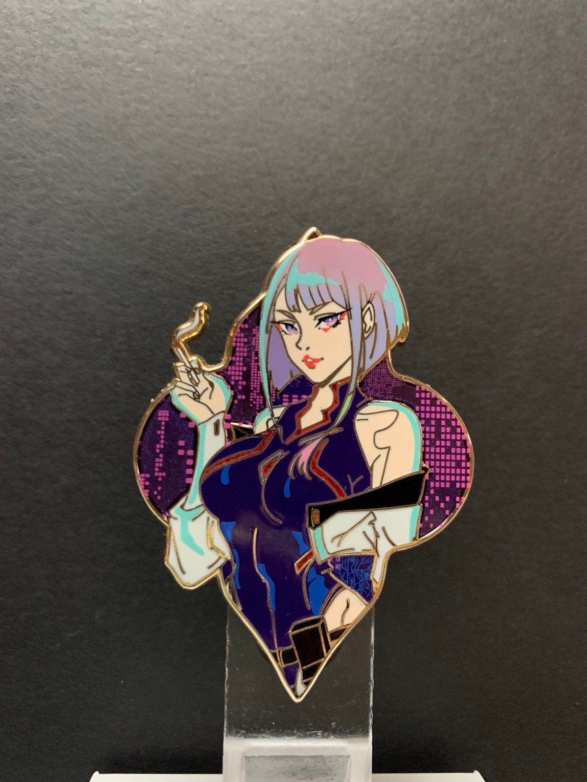 Lucy Waifu Cyberpunk Maling Mouse Pin