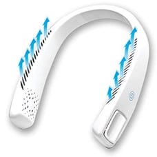Portable Personal Air Cooler 3-Speed Neck Fan, Cordless and Rechargeable