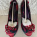 Vintage Tory Burch blossom wedges