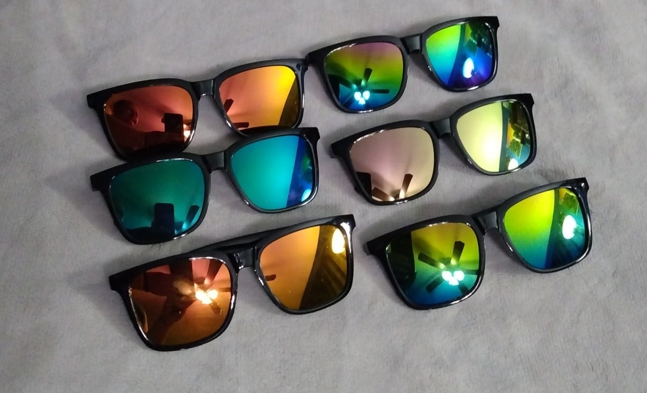 ❤️ RED, BLUE, GREEN YELLOW PINK MIRROR LENSE SUNGLASSES ❤️