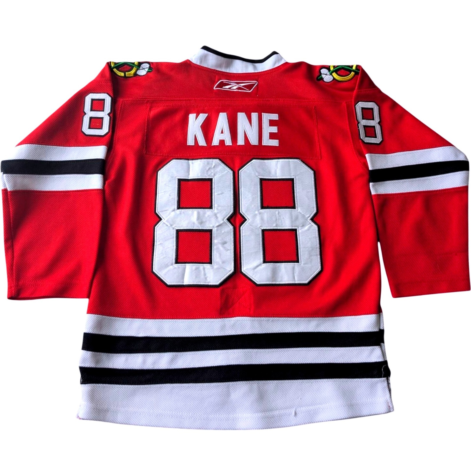 Reebok Patrick Kane Chicago Blackhawks Red Classic NHL Jersey 88 Red L/XL