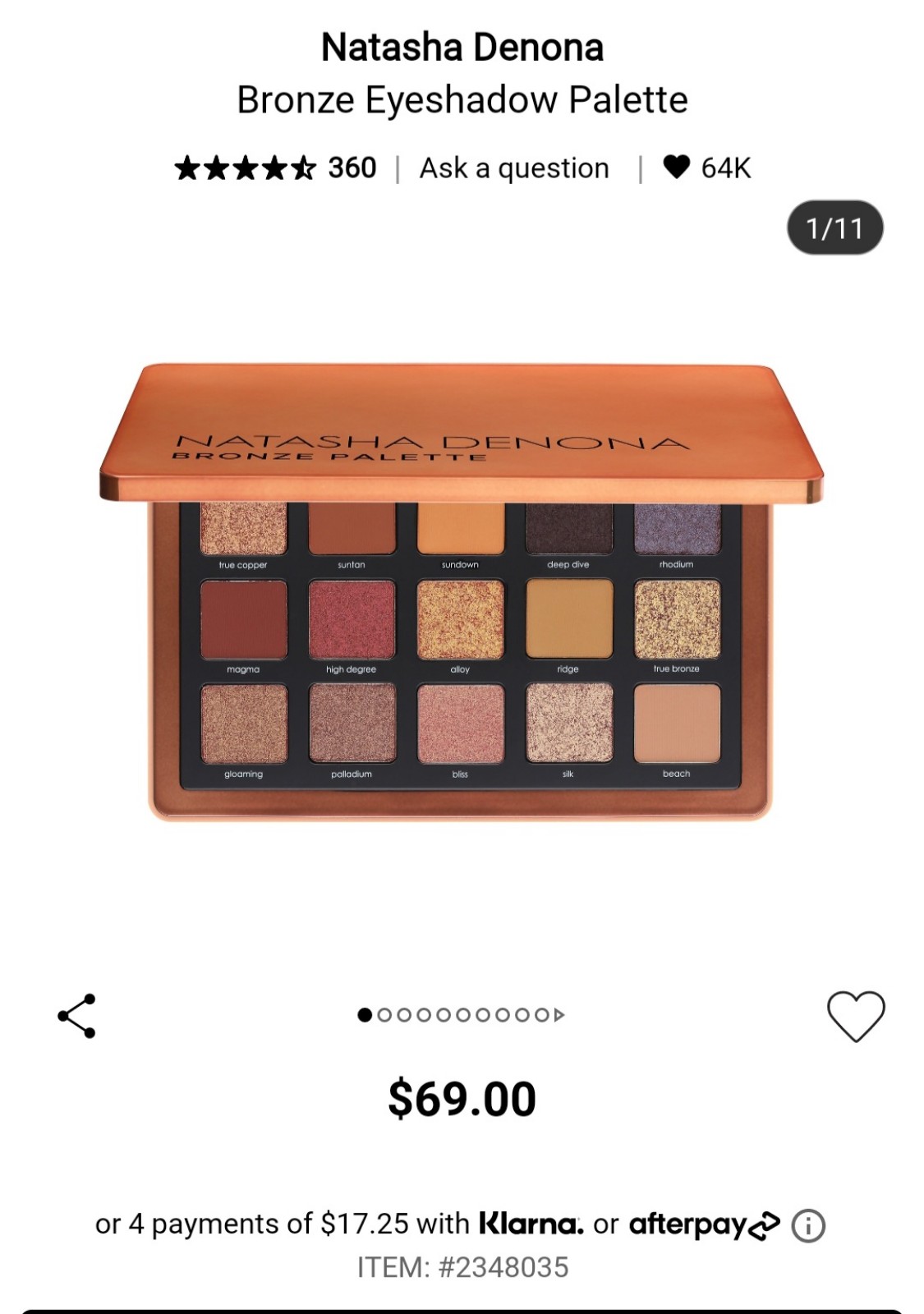 Natasha Denona My Dream Eyeshadow