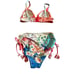 Johnny Was Two Piece Bikini Swimsuit Swim Wear Beach Floral Size XS Women's
