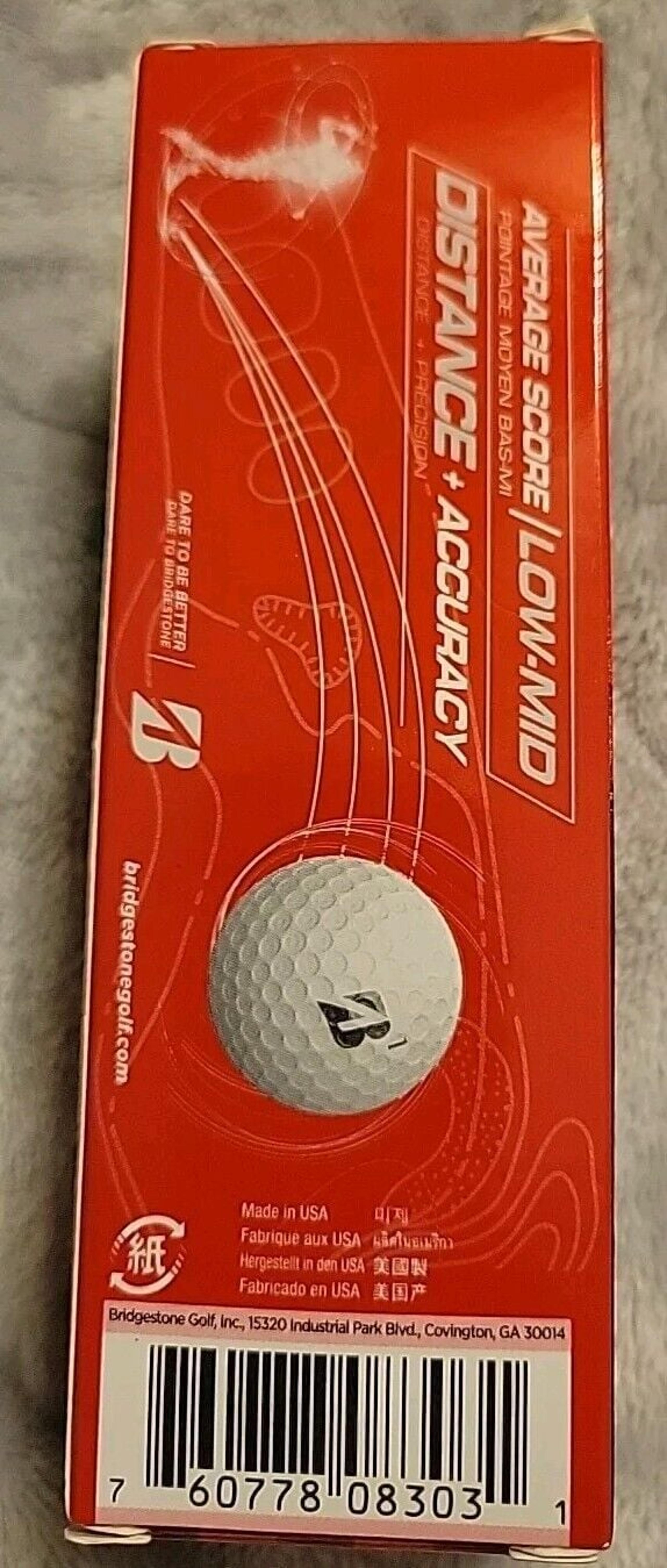 Bridgestone Tour B RX Golf Balls 3-pack NIB