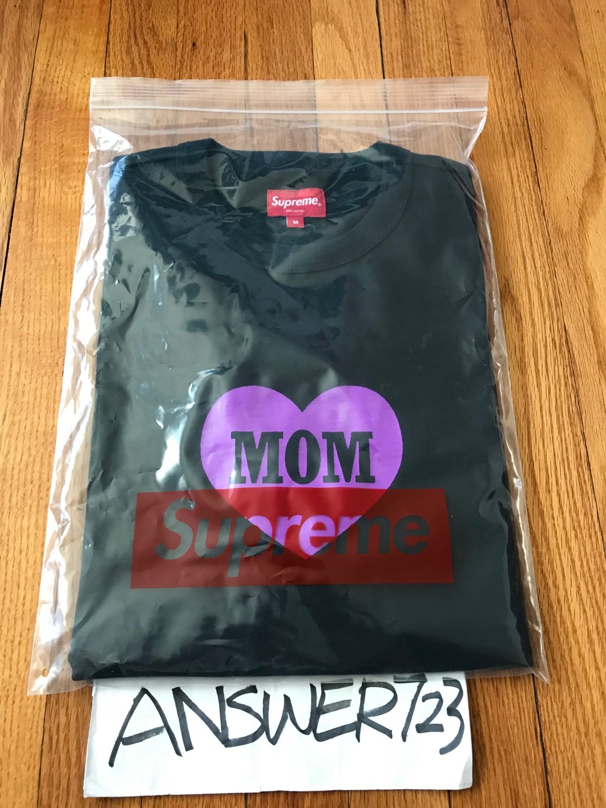Supreme MOM Top Tee T-Shirt Navy Sz M