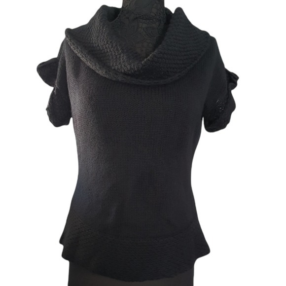 Buffalo David Bitton Black Cowl Neck Sweater