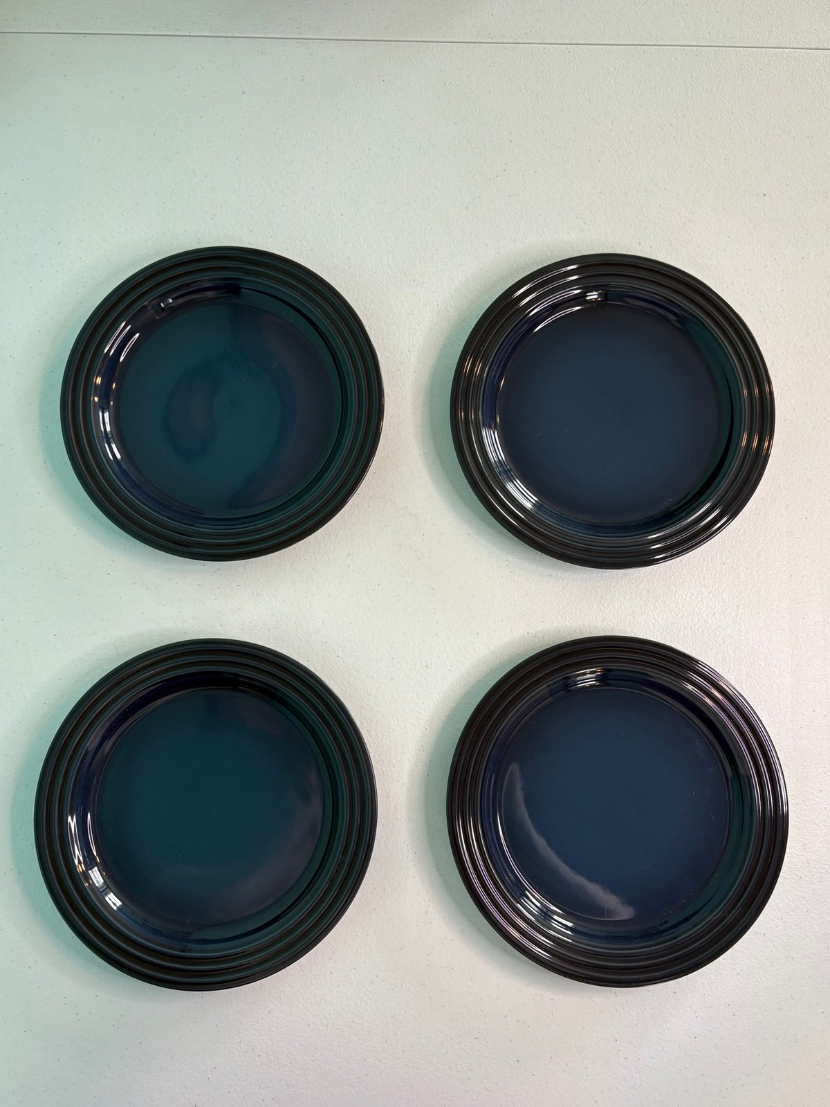 Le Creuset Stoneware 22cm Salad Plate Ink Set of 4