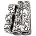 Vintage elephant carved horned beads. 386