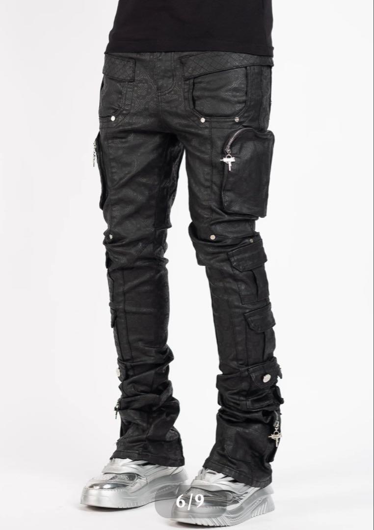 パンツ GUAPI MONOGRAM EMBELLISHED DENIM 30inch GUAPI MONOGRAM EMBELLISHED DENIM (30inch)