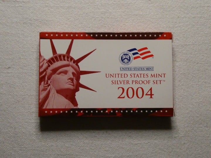 2004 U.S Mint Silver Proof Set with COA