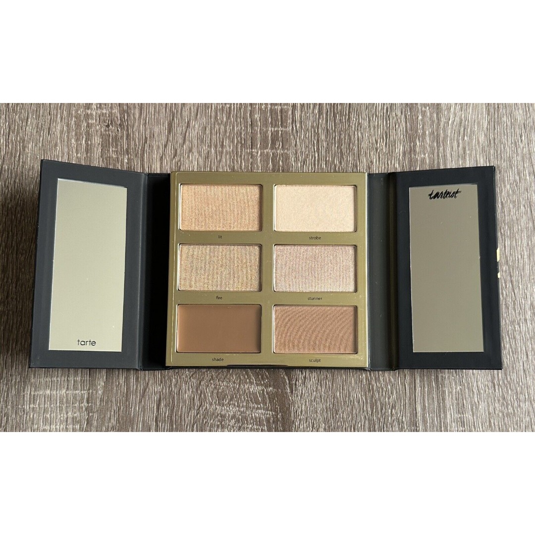 Tarte Tarteist Pro Glow Highlight & Contour Palette 1.05 oz. 29.7g NEW BAD BOX