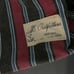 American Eagle Vintage Canvas Striped Rolling Duffle Travel Bag Luggage RARE Y2K
