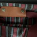American Eagle Vintage Canvas Striped Rolling Duffle Travel Bag Luggage RARE Y2K