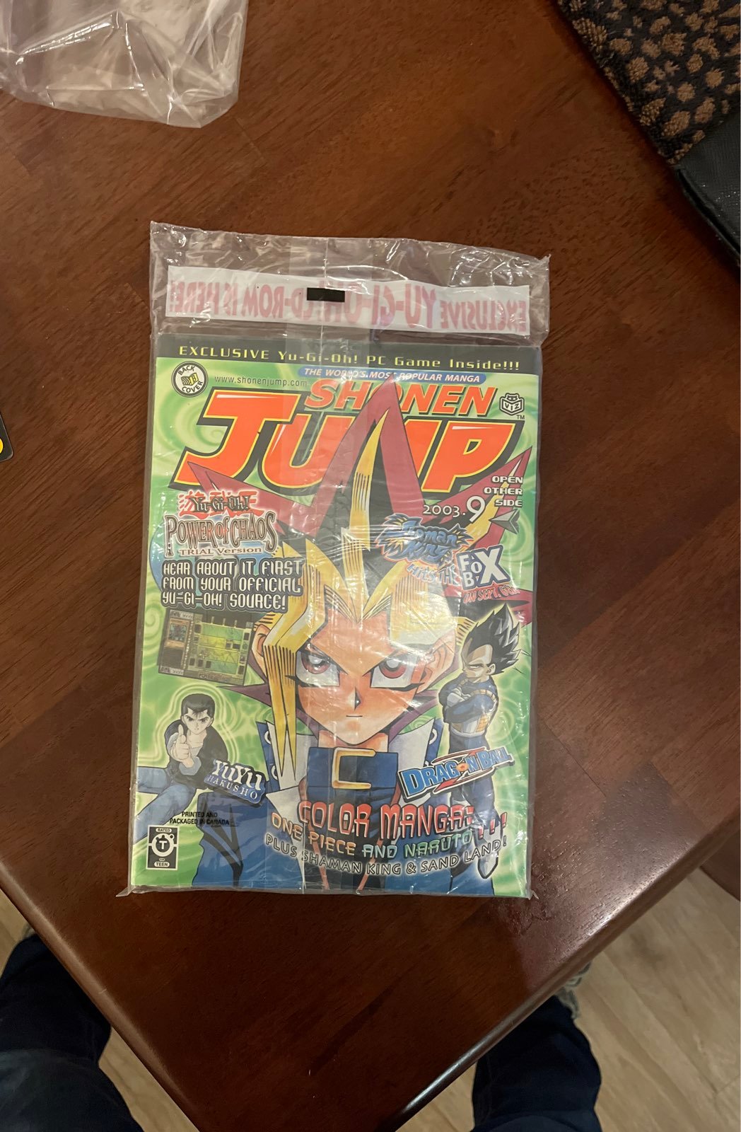 SHONEN JUMP SEPTEMBER 2003 YU-GI-OH! BRAND NEW MAGAZINE FREE SHIPPING
