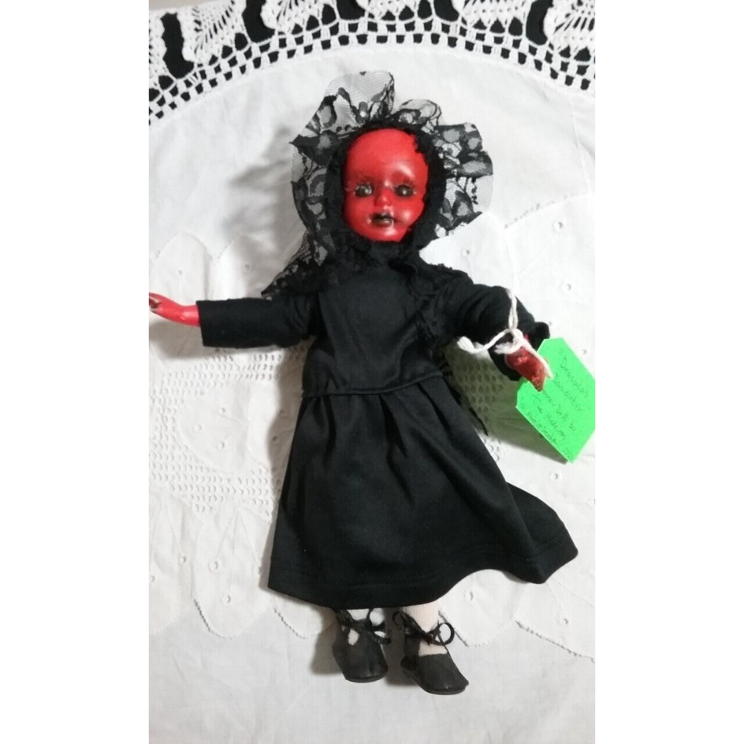 Vampire Horror Doll Dracula's Daughter OOAK Hand Painted
