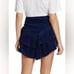 NWOT MOTHER Ruffled Corduroy Mini Skirt size 27