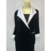 Alex Evenings Women's Stretch Velour Pants Suit W/white Trim SzPM