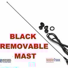 31 Black Steel AM/FM Antenna W/Cord