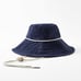 NWT ZARA COTTON BUCKET HAT NAVY SMALL