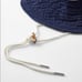 NWT ZARA COTTON BUCKET HAT NAVY SMALL