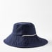 NWT ZARA COTTON BUCKET HAT NAVY SMALL