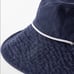 NWT ZARA COTTON BUCKET HAT NAVY SMALL