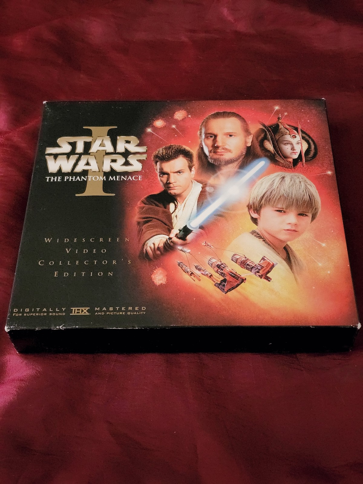 Star Wars The Phantom Menace Collector's Edition Wide-screen VHS Very Good