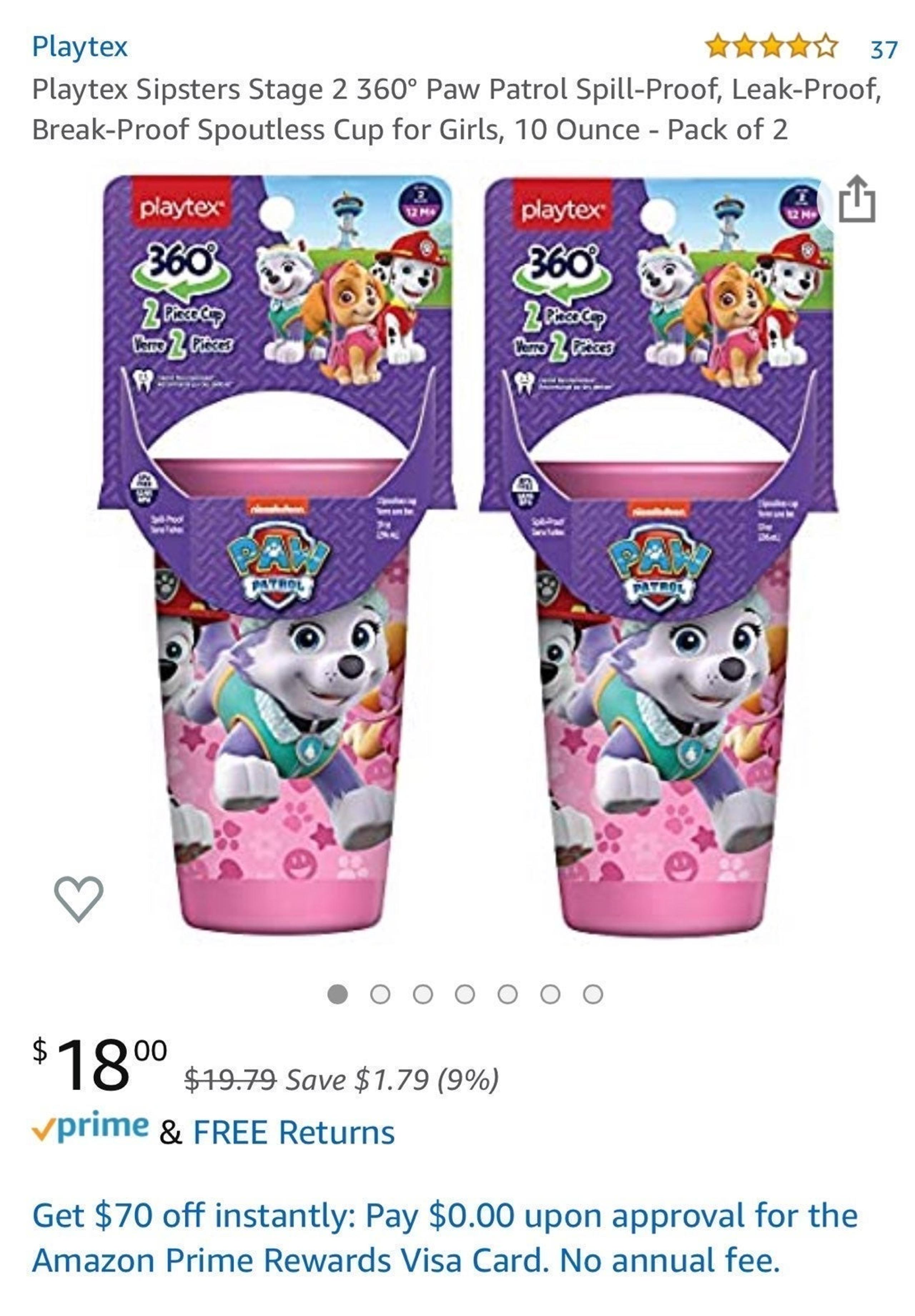 (Set of 3) NEW Playtex Sippy Cups