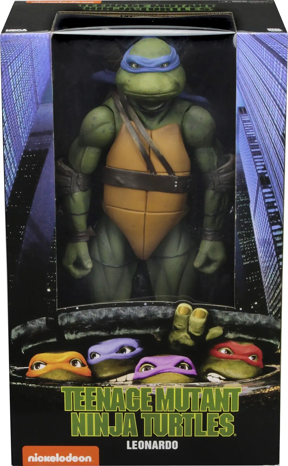 NECA Teenage Mutant Ninja Turtles 1/4 Scale Action Figure Leonardo 1990 Movie
