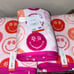4-NWT CARO HOME HAPPY FACE TOWELS SET