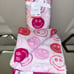 4-NWT CARO HOME HAPPY FACE TOWELS SET