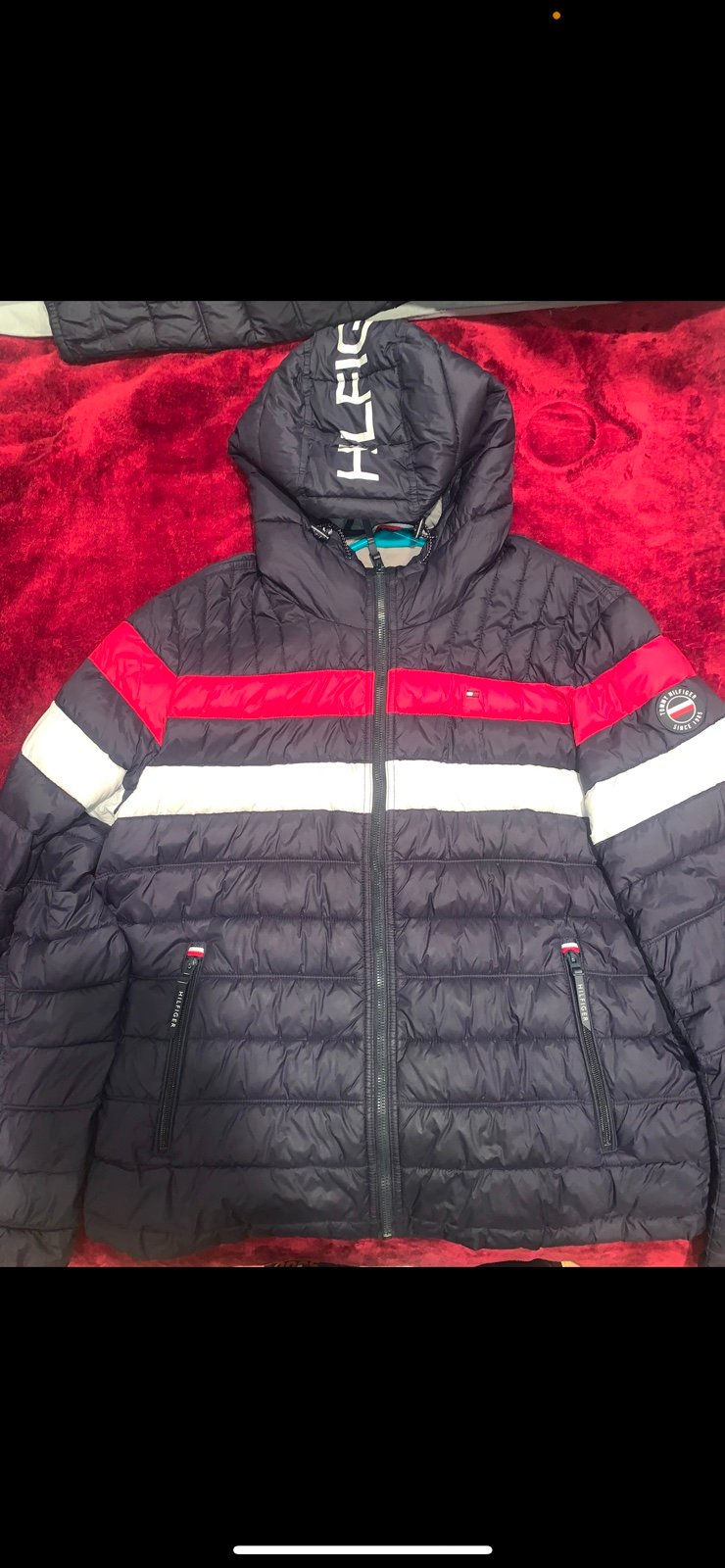 Tommy Hilfiger hooded puffer jacket