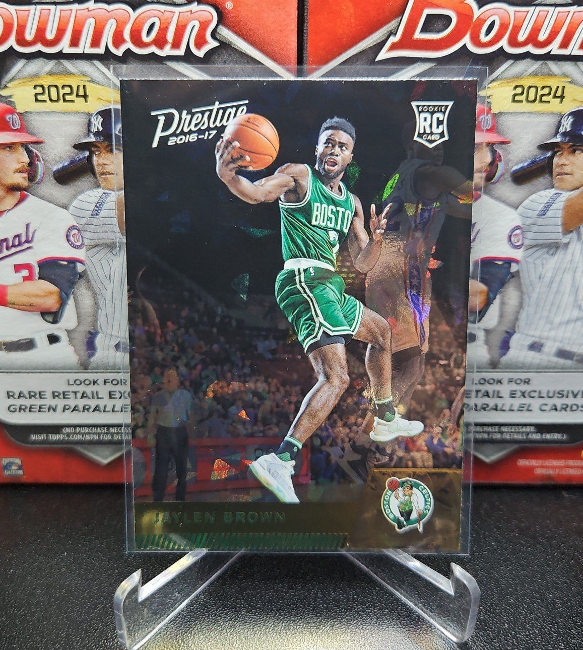 Panini Prestige 2016-17 Jaylen Brown Cracked Ice Rookie Card #153